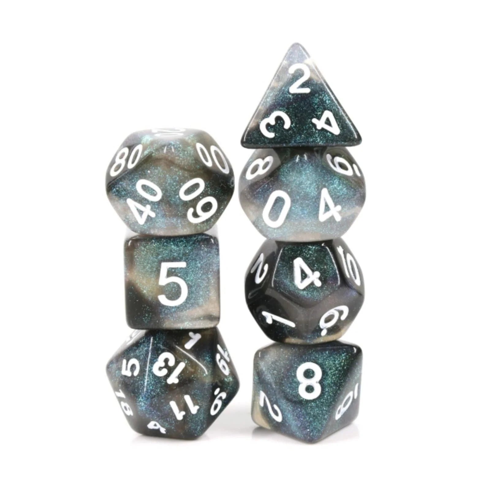 EVERCLEAR AURORA RPG DICE SET Dice & Counters Foam Brain Games    | Red Claw Gaming