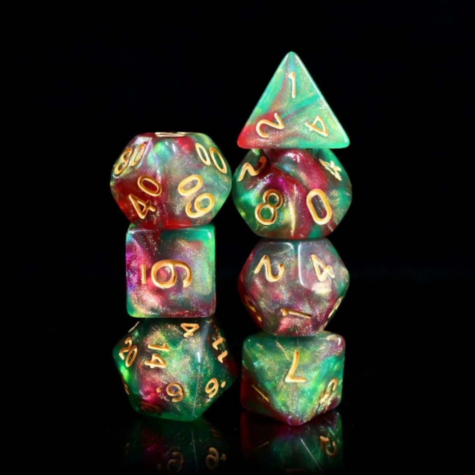 ELF'S DREAM RPG DICE SET Dice & Counters Foam Brain Games    | Red Claw Gaming