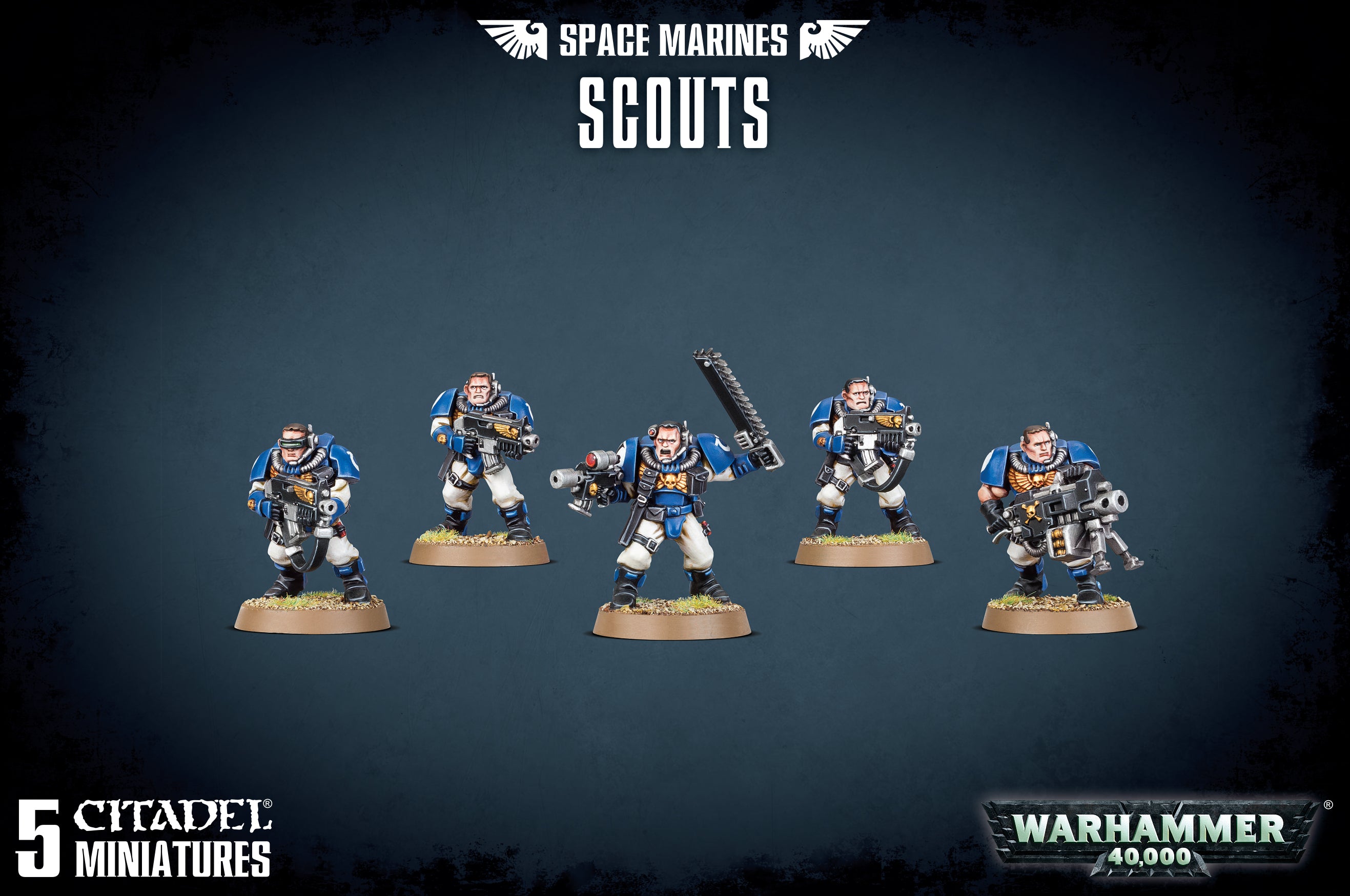 SPACE MARINES SCOUTS Space Marines Games Workshop    | Red Claw Gaming