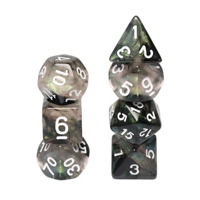 GLOW IN THE DARK STORM CHASER RPG DICE SET Dice & Counters Foam Brain Games    | Red Claw Gaming