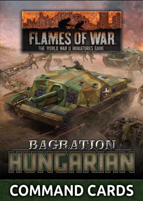 Bagration Hungarian Command Cards Starter Set FLAMES OF WAR    | Red Claw Gaming