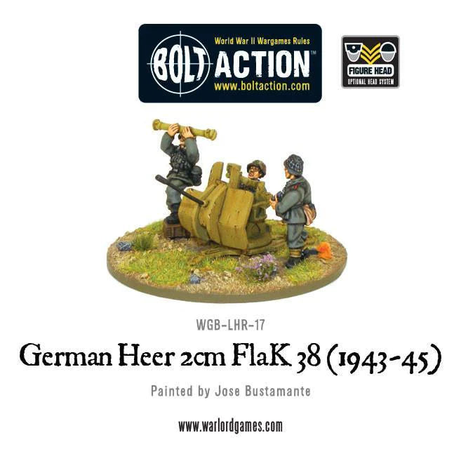 German Heer 2cm Flak 38 (1943-45) Germany Afrika Korps Warlord Games    | Red Claw Gaming