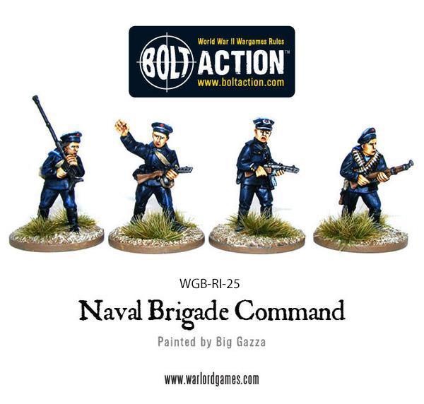 Soviet Naval Brigade Command Soviet Warlord Games    | Red Claw Gaming