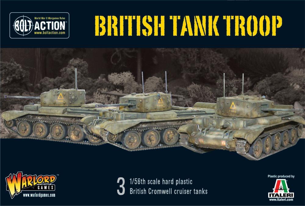 Cromwell Tank Troop British Warlord Games    | Red Claw Gaming