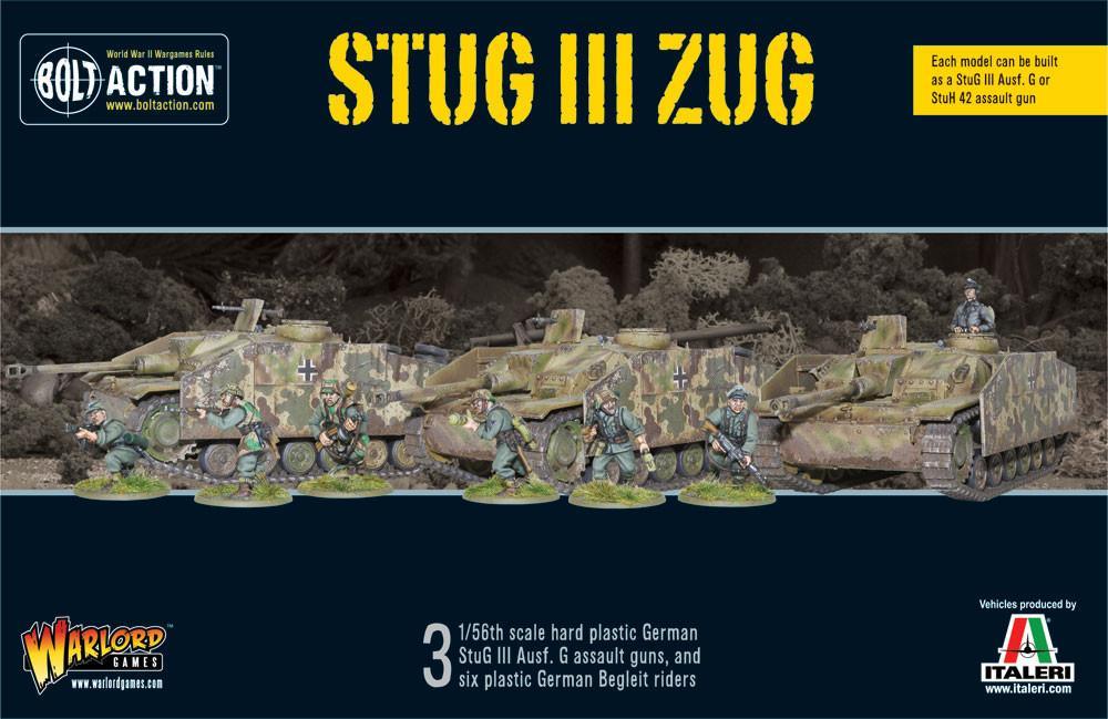 StuG III Zug (3) Germany Warlord Games    | Red Claw Gaming