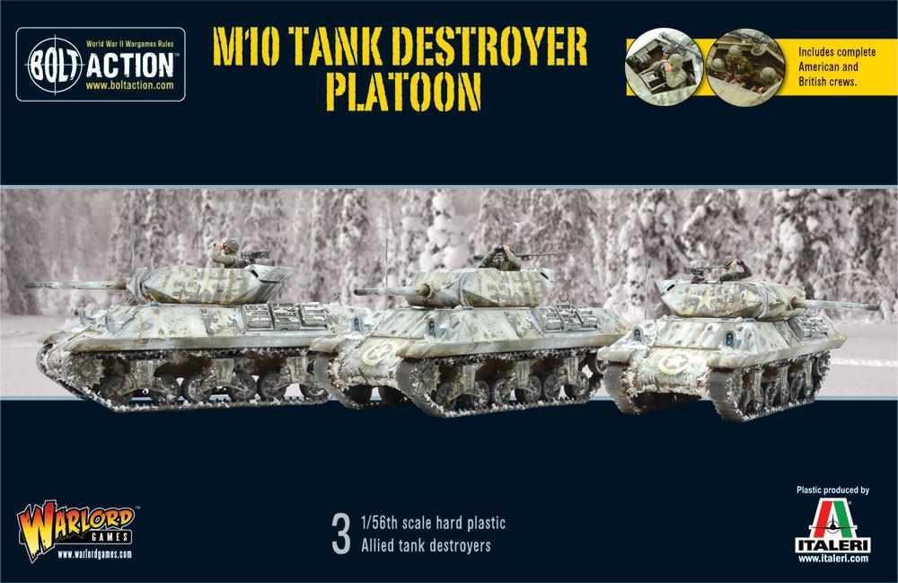 US M10 Tank Destroyer Platoon American Warlord Games    | Red Claw Gaming