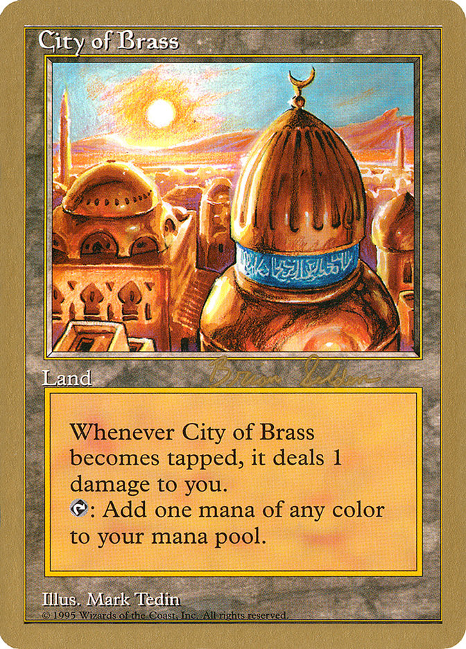 City of Brass (Brian Selden) [World Championship Decks 1998] MTG Single Magic: The Gathering    | Red Claw Gaming