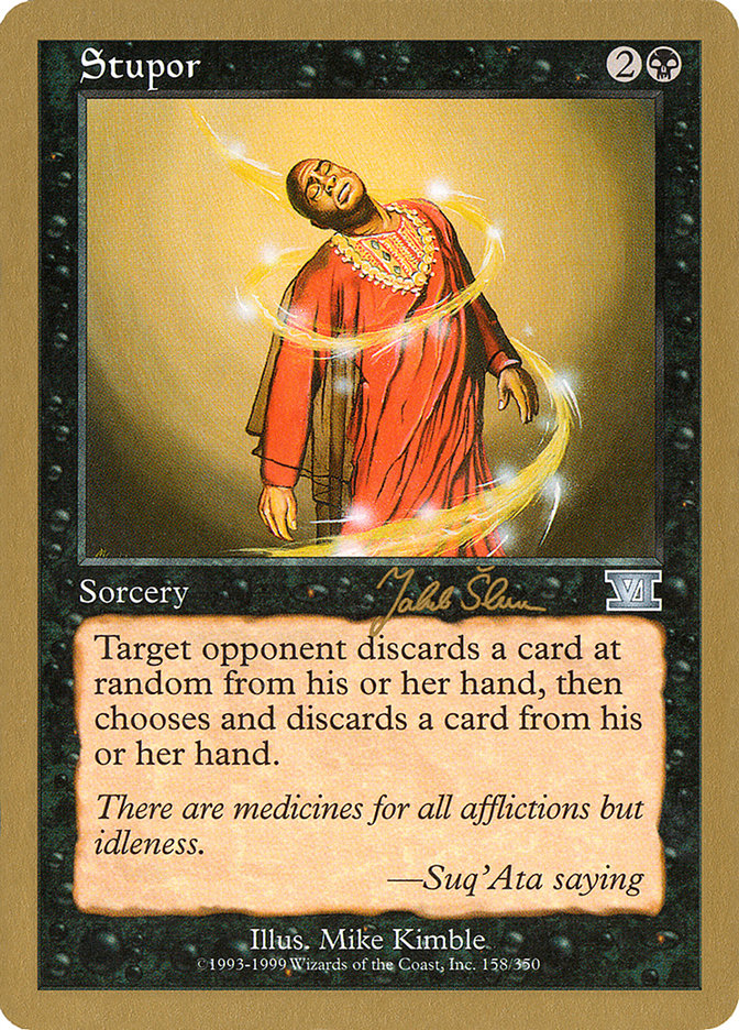 Stupor (Jakub Slemr) [World Championship Decks 1999] MTG Single Magic: The Gathering    | Red Claw Gaming