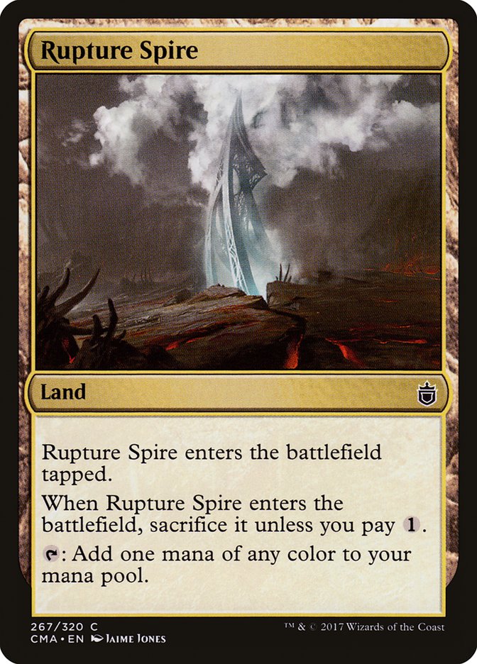 Rupture Spire [Commander Anthology] MTG Single Magic: The Gathering    | Red Claw Gaming