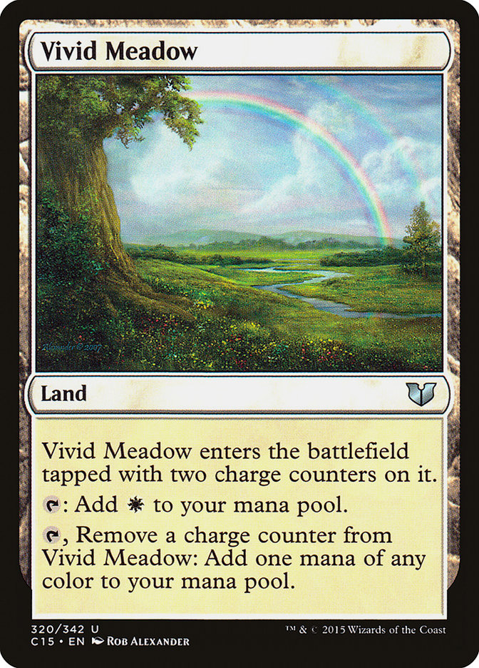 Vivid Meadow [Commander 2015] MTG Single Magic: The Gathering    | Red Claw Gaming