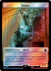 Horse // Alien Salamander Double-Sided Token (Surge Foil) [Doctor Who Tokens] MTG Single Magic: The Gathering    | Red Claw Gaming