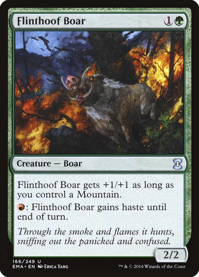 Flinthoof Boar [Eternal Masters] MTG Single Magic: The Gathering    | Red Claw Gaming