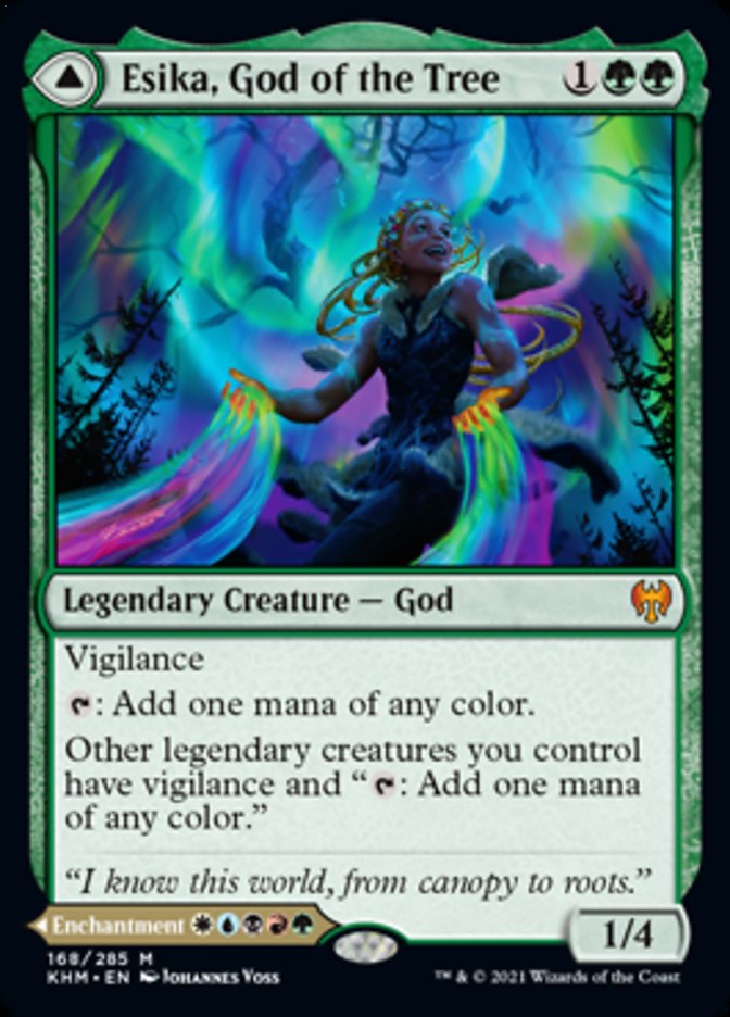 Esika, God of the Tree // The Prismatic Bridge [Kaldheim] MTG Single Magic: The Gathering    | Red Claw Gaming