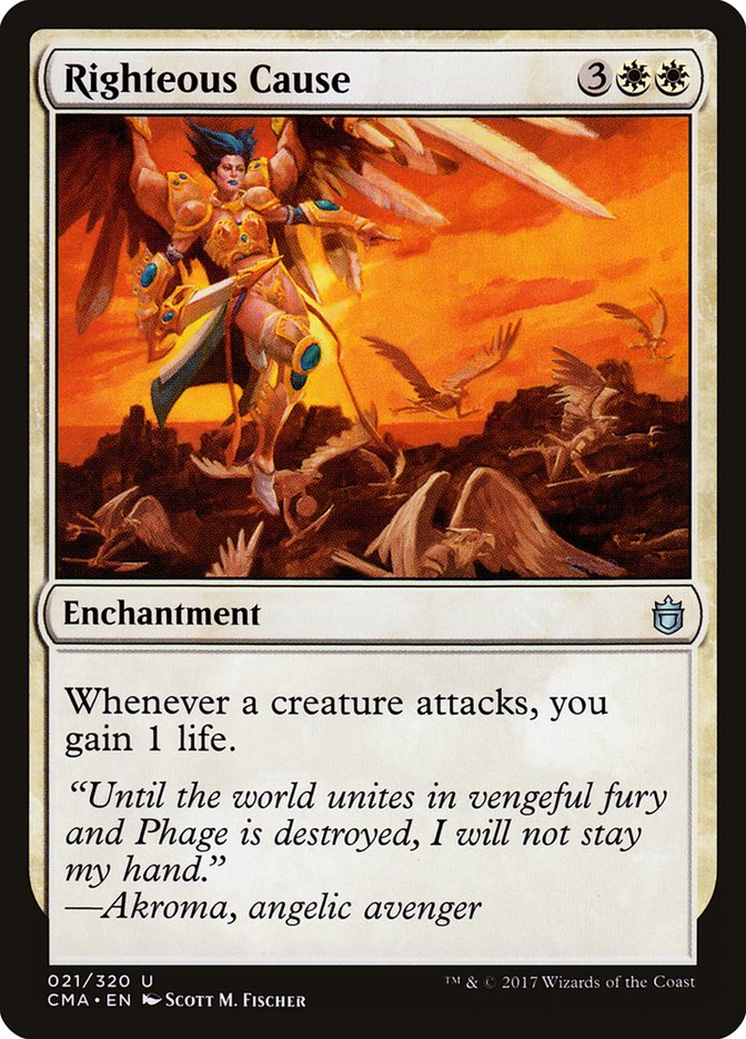 Righteous Cause [Commander Anthology] MTG Single Magic: The Gathering    | Red Claw Gaming