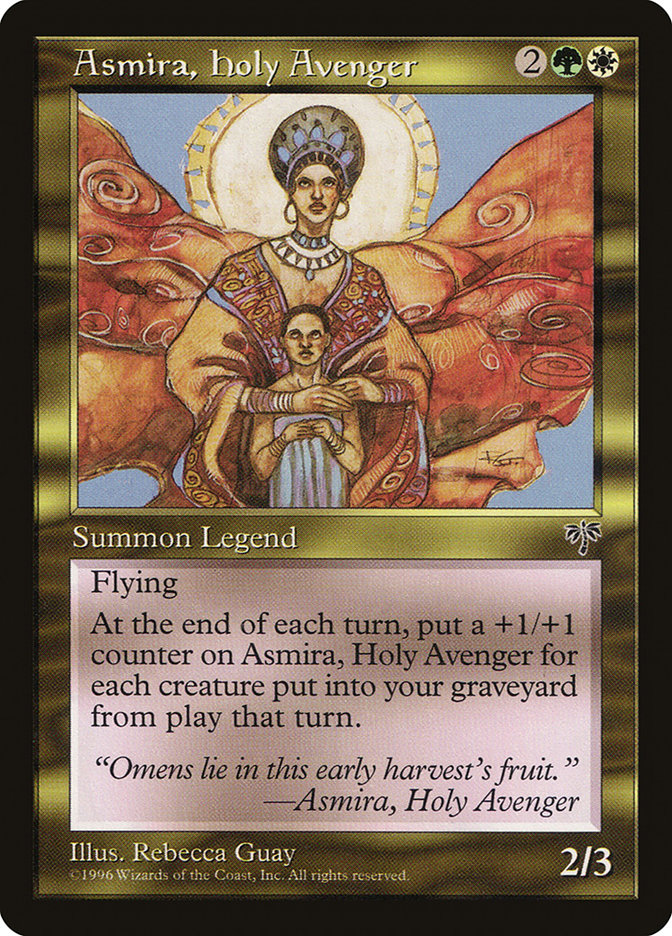 Asmira, Holy Avenger [Mirage] MTG Single Magic: The Gathering    | Red Claw Gaming