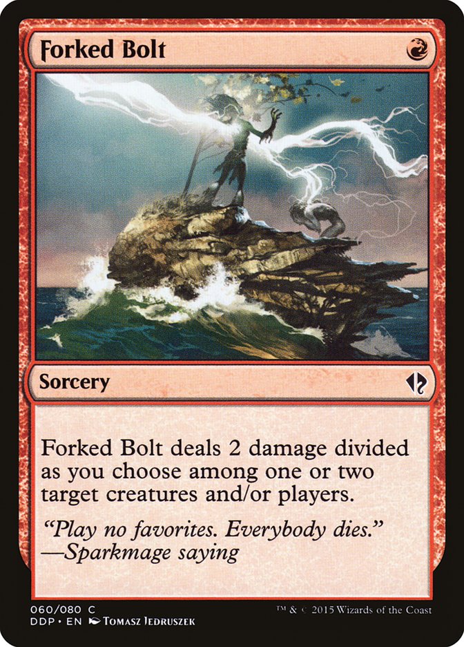 Forked Bolt [Duel Decks: Zendikar vs. Eldrazi] MTG Single Magic: The Gathering    | Red Claw Gaming