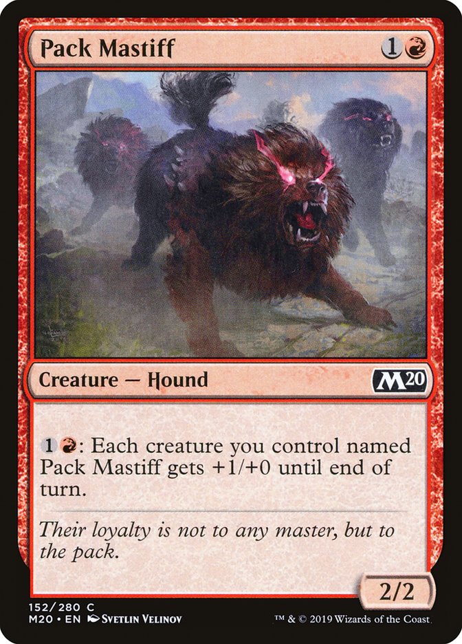 Pack Mastiff [Core Set 2020] MTG Single Magic: The Gathering    | Red Claw Gaming