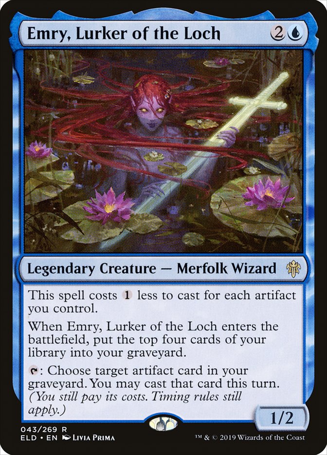 Emry, Lurker of the Loch [Throne of Eldraine] MTG Single Magic: The Gathering    | Red Claw Gaming