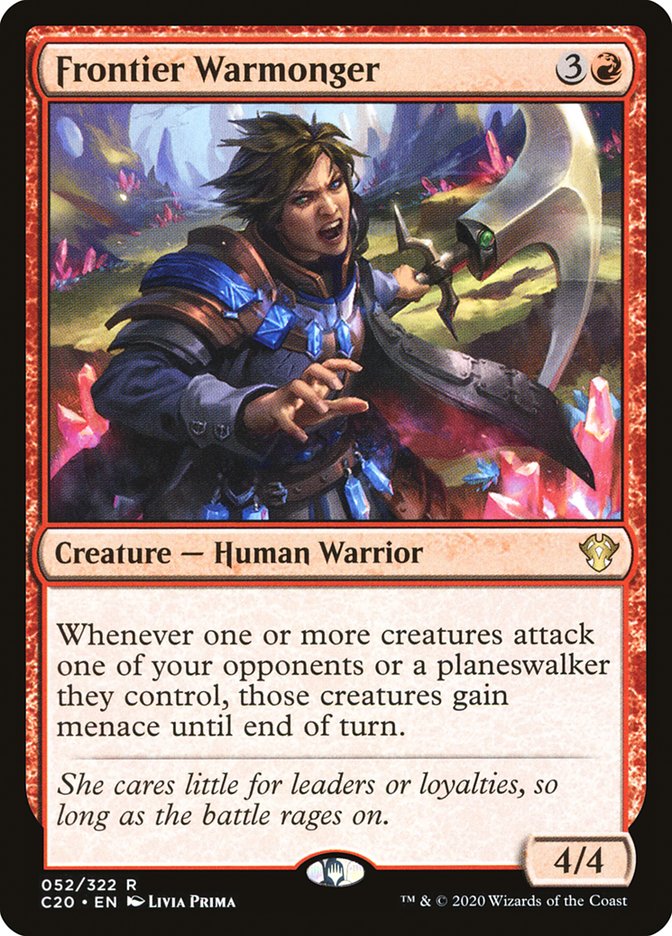 Frontier Warmonger [Commander 2020] MTG Single Magic: The Gathering    | Red Claw Gaming