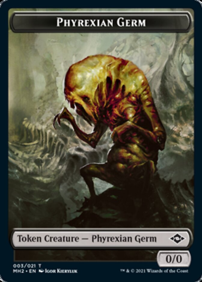 Phyrexian Germ Token [Modern Horizons 2 Tokens] MTG Single Magic: The Gathering    | Red Claw Gaming