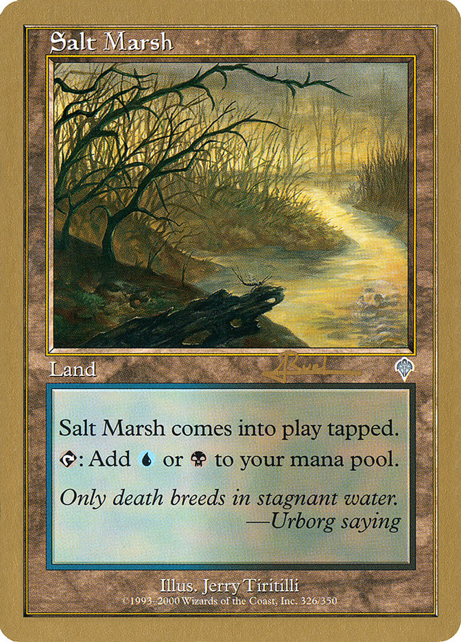 Salt Marsh (Antoine Ruel) [World Championship Decks 2001] MTG Single Magic: The Gathering    | Red Claw Gaming