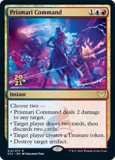 Prismari Command [Strixhaven: School of Mages Prerelease Promos] MTG Single Magic: The Gathering    | Red Claw Gaming