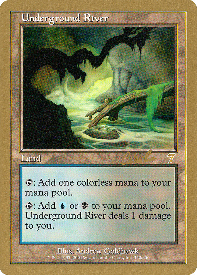 Underground River (Carlos Romao) [World Championship Decks 2002] MTG Single Magic: The Gathering    | Red Claw Gaming