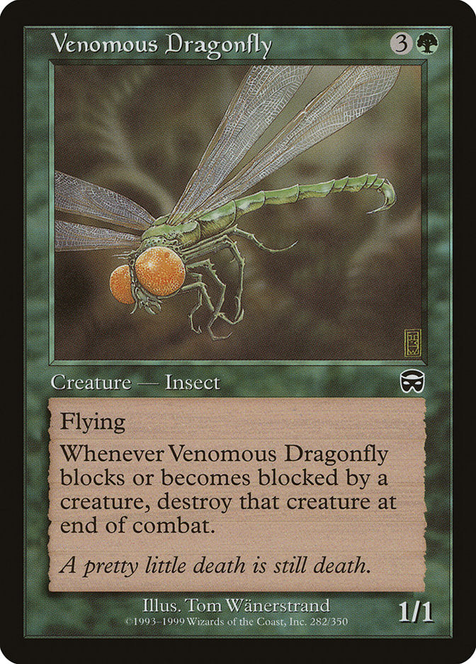 Venomous Dragonfly [Mercadian Masques] MTG Single Magic: The Gathering    | Red Claw Gaming
