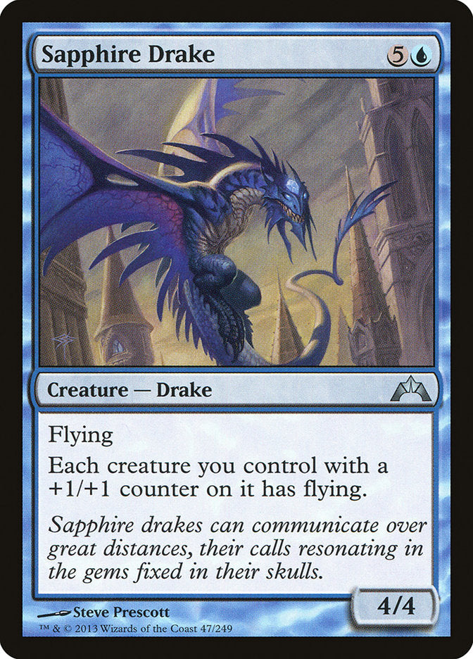 Sapphire Drake [Gatecrash] MTG Single Magic: The Gathering    | Red Claw Gaming