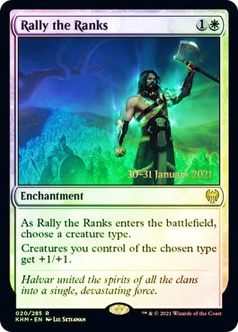 Rally the Ranks [Kaldheim Prerelease Promos] MTG Single Magic: The Gathering    | Red Claw Gaming