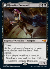 Henrika Domnathi // Henrika, Infernal Seer [Innistrad: Crimson Vow] MTG Single Magic: The Gathering    | Red Claw Gaming