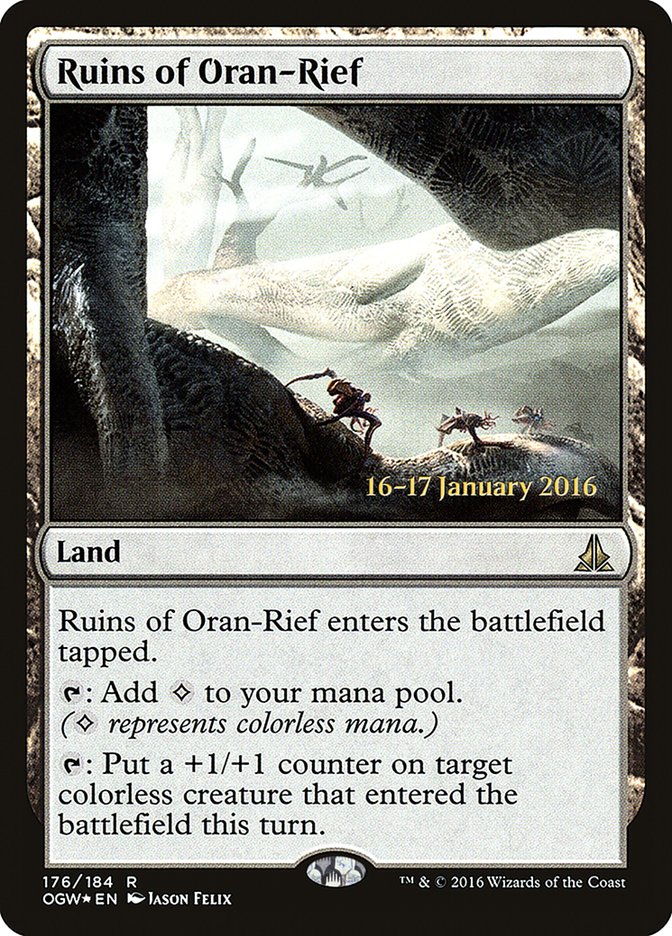 Ruins of Oran-Rief [Oath of the Gatewatch Prerelease Promos] MTG Single Magic: The Gathering    | Red Claw Gaming