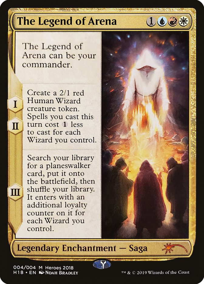 The Legend of Arena [Heroes of the Realm 2018] MTG Single Magic: The Gathering    | Red Claw Gaming