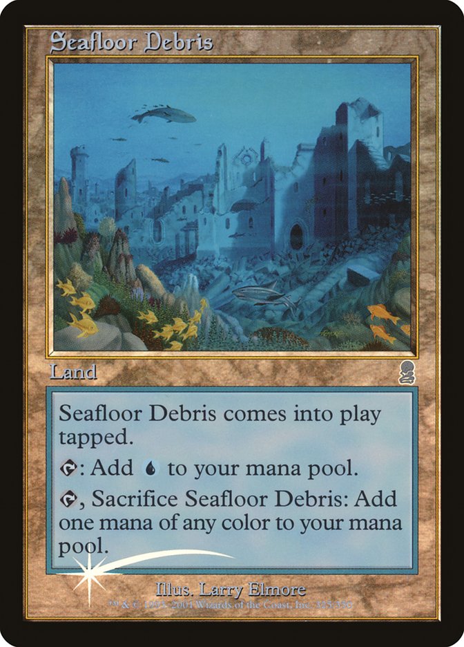 Seafloor Debris (Misprinted) [Odyssey] MTG Single Magic: The Gathering    | Red Claw Gaming