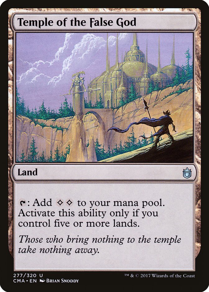 Temple of the False God [Commander Anthology] MTG Single Magic: The Gathering    | Red Claw Gaming