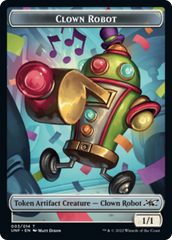 Clown Robot (003) // Food (010) Double-Sided Token [Unfinity Tokens] MTG Single Magic: The Gathering    | Red Claw Gaming