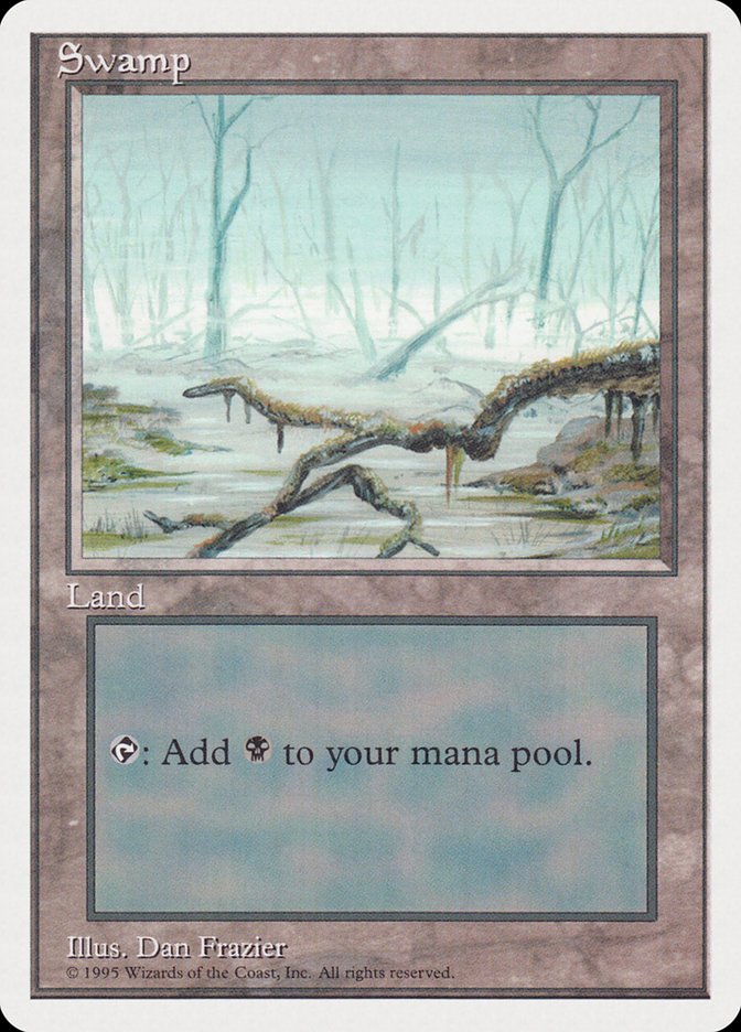 Swamp (White Fog in Center) [Rivals Quick Start Set] MTG Single Magic: The Gathering    | Red Claw Gaming