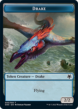 Soldier // Drake Double-Sided Token [Game Night: Free-for-All Tokens] MTG Single Magic: The Gathering    | Red Claw Gaming