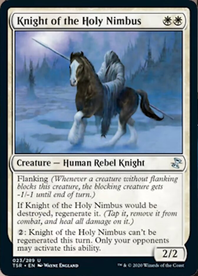 Knight of the Holy Nimbus [Time Spiral Remastered] MTG Single Magic: The Gathering    | Red Claw Gaming