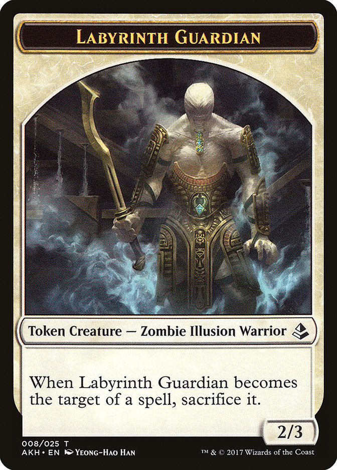 Labyrinth Guardian // Insect Double-Sided Token [Amonkhet Tokens] MTG Single Magic: The Gathering    | Red Claw Gaming