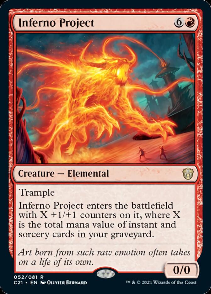 Inferno Project [Commander 2021] MTG Single Magic: The Gathering    | Red Claw Gaming