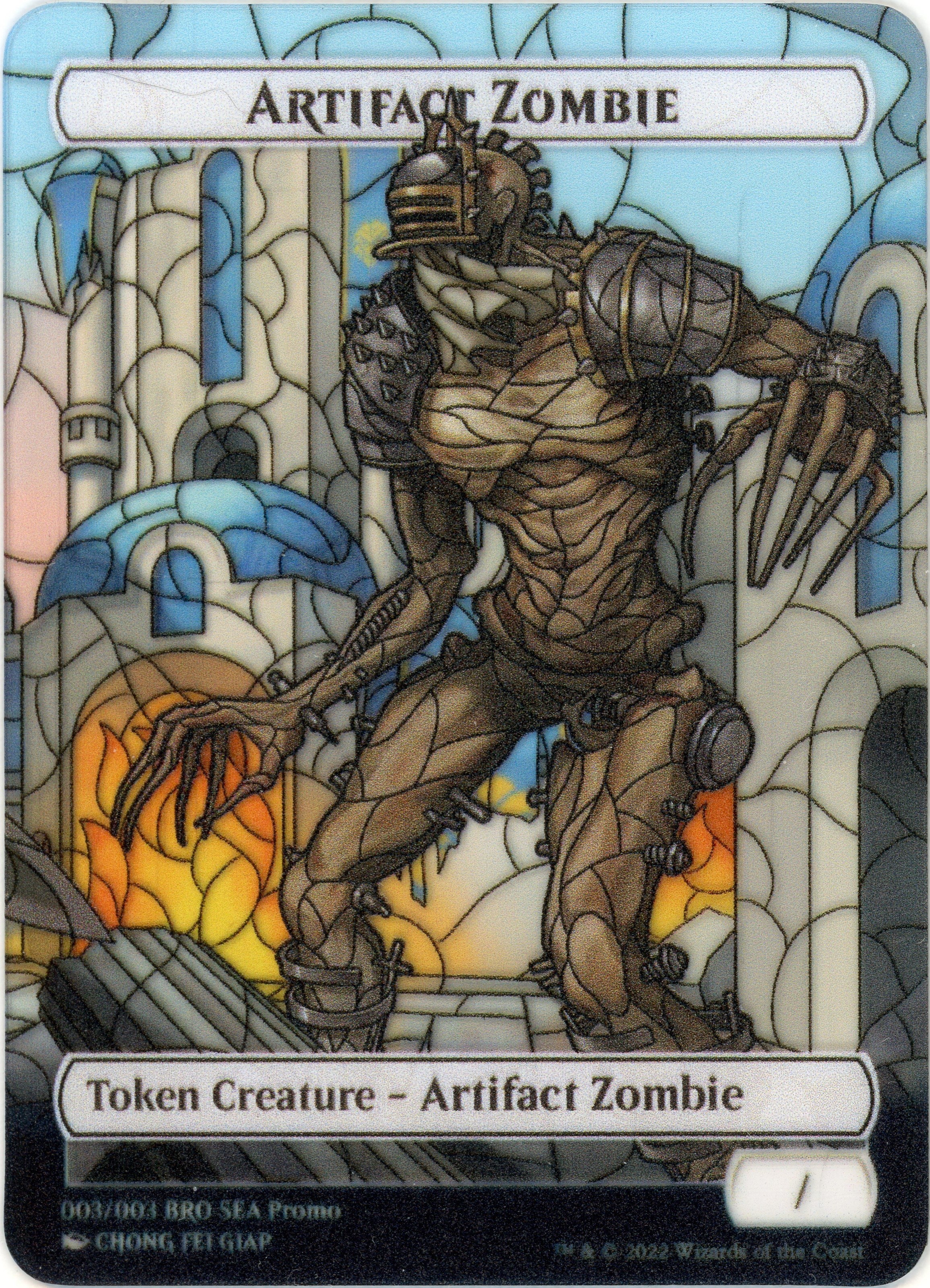 Artifact Zombie Token (SEA Exclusive) [The Brothers' War Tokens] MTG Single Magic: The Gathering    | Red Claw Gaming