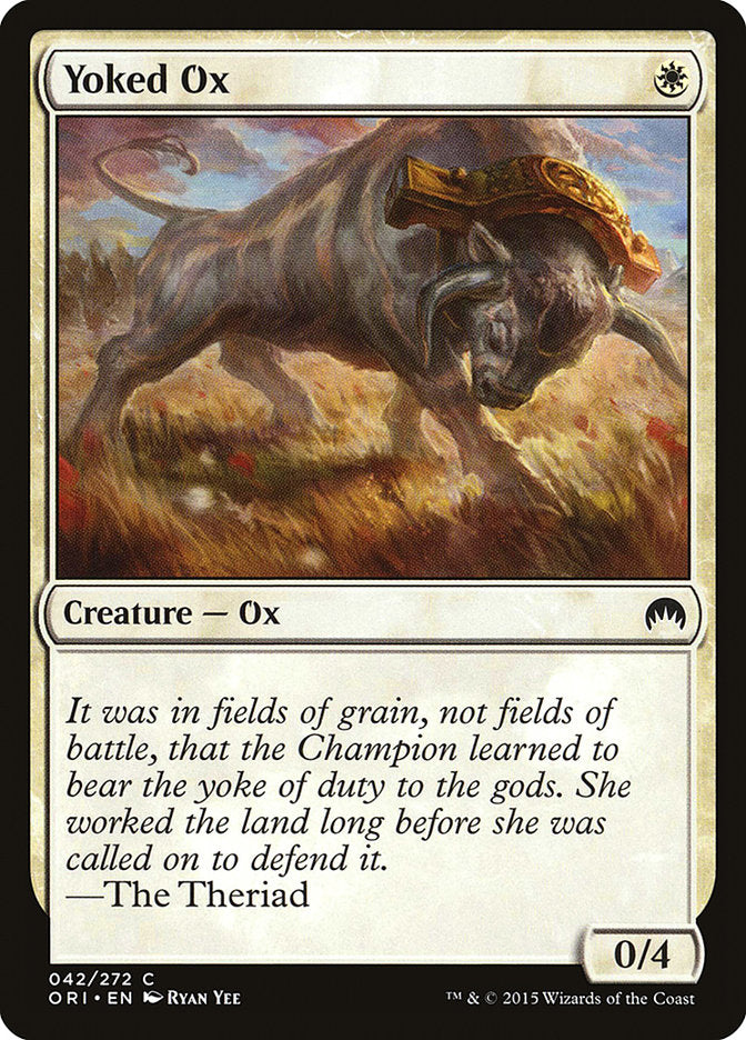 Yoked Ox [Magic Origins] MTG Single Magic: The Gathering    | Red Claw Gaming