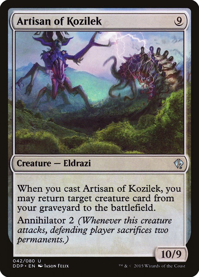 Artisan of Kozilek [Duel Decks: Zendikar vs. Eldrazi] MTG Single Magic: The Gathering    | Red Claw Gaming