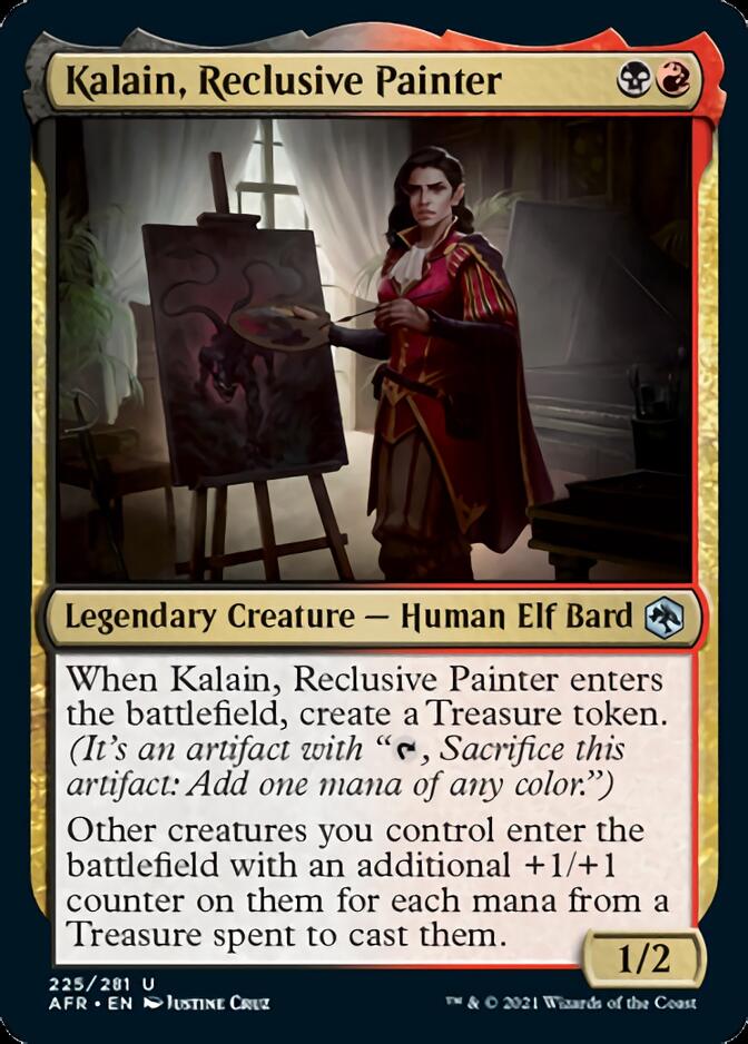 Kalain, Reclusive Painter [Dungeons & Dragons: Adventures in the Forgotten Realms] MTG Single Magic: The Gathering    | Red Claw Gaming