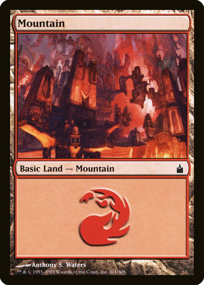 Mountain (301) [Ravnica: City of Guilds] MTG Single Magic: The Gathering    | Red Claw Gaming