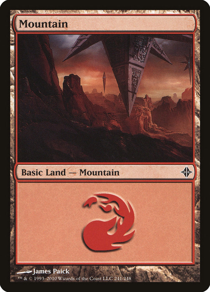 Mountain (241) [Rise of the Eldrazi] MTG Single Magic: The Gathering    | Red Claw Gaming