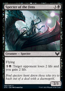 Specter of the Fens [Strixhaven: School of Mages] MTG Single Magic: The Gathering    | Red Claw Gaming