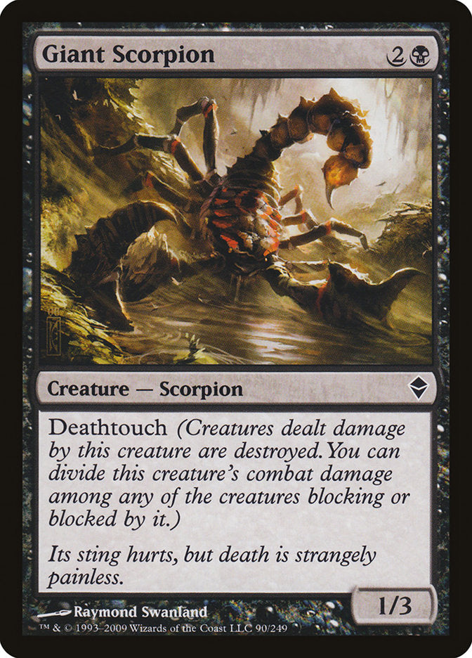 Giant Scorpion [Zendikar] MTG Single Magic: The Gathering    | Red Claw Gaming