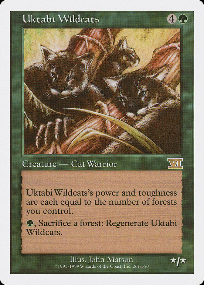Uktabi Wildcats [Classic Sixth Edition] MTG Single Magic: The Gathering    | Red Claw Gaming